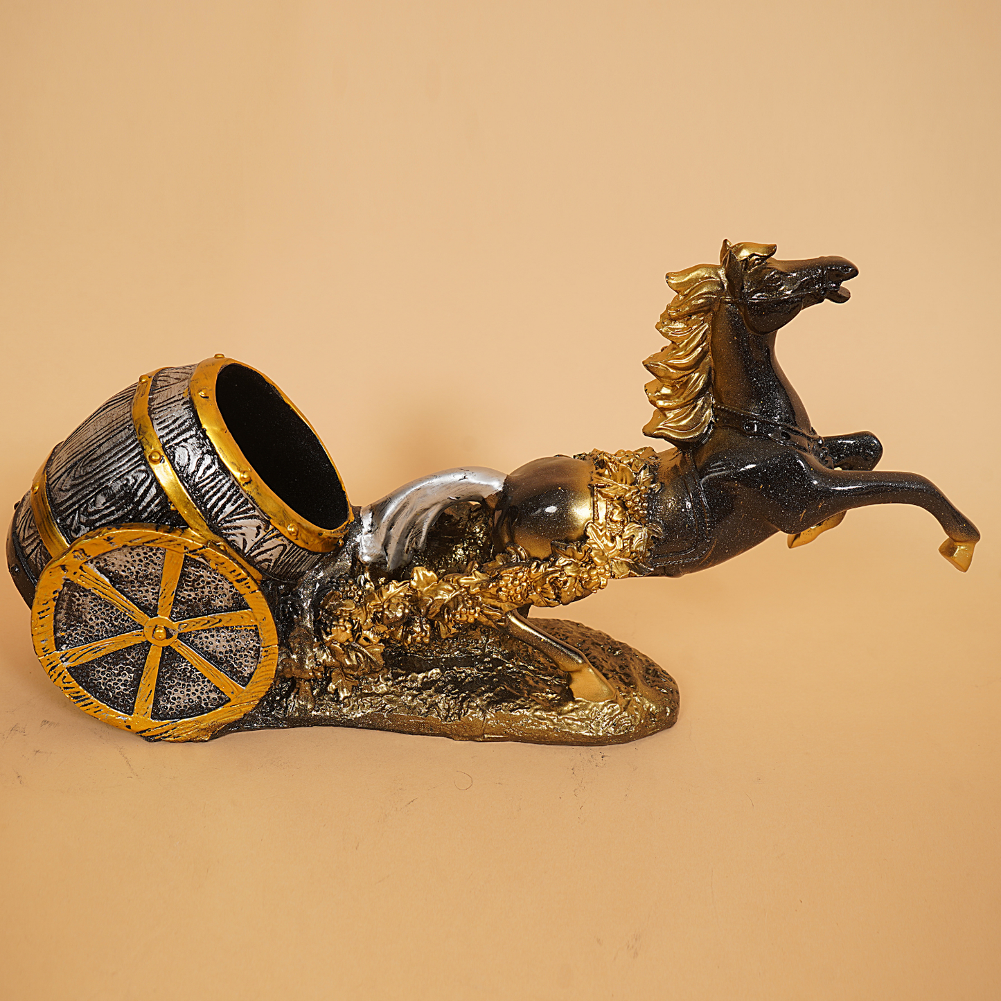 Golden Chariot Horse