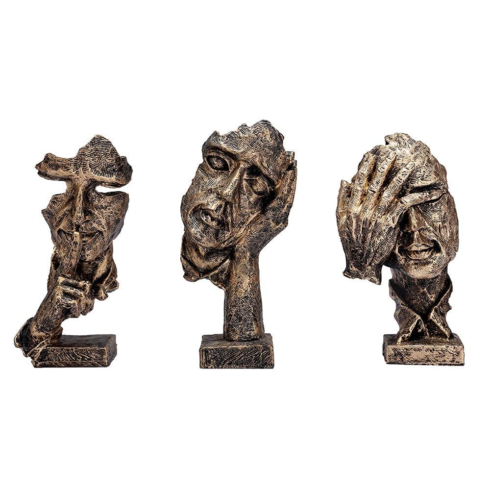 3 Thinker Statue