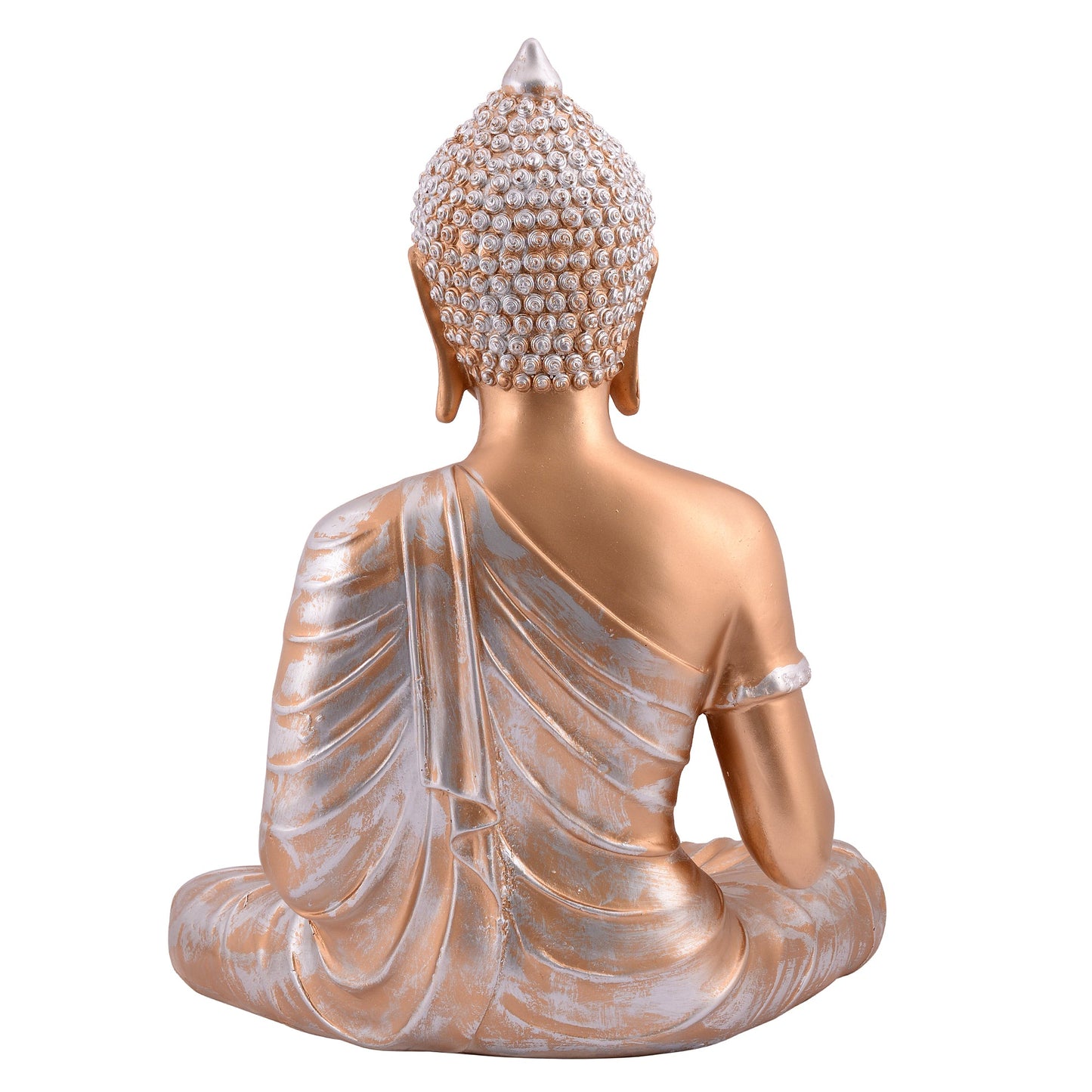 Golden Tranquillity Buddha Idol – 14.5 inch