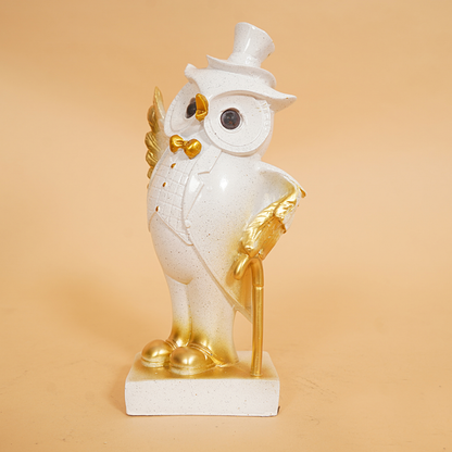 Gentleman Owl Figurine