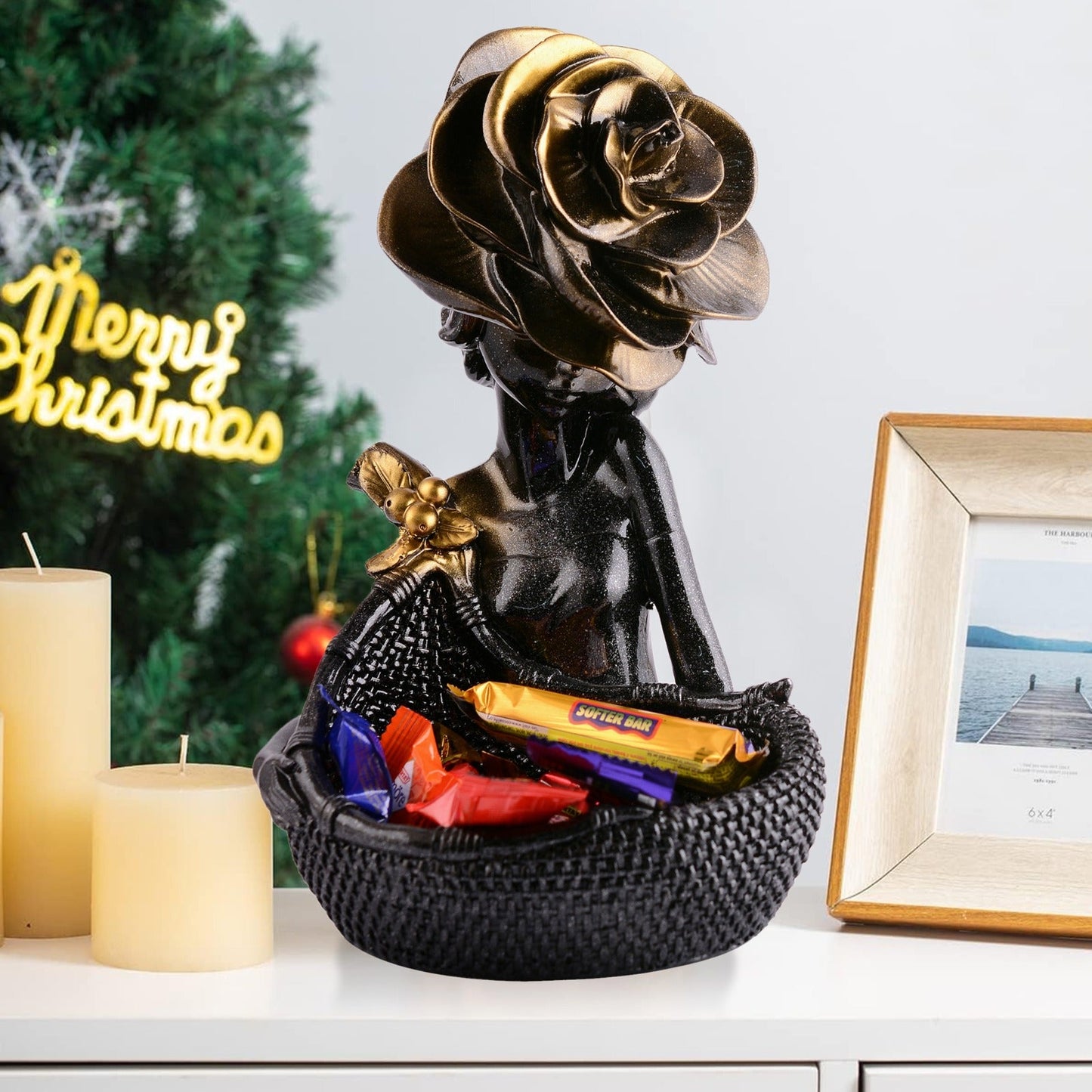 Blooming Grace Decor Basket
